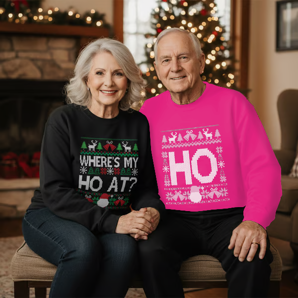 🎁Christmas Sale 50% OFF!!😂Funny Couples Christmas Sweatshirt💑🧑‍🤝‍🧑-2
