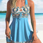 💃LAST DAY SAEL 60% OFF!!✨Strap Top & Fitted Swim Shorts Separable Swimsuit 