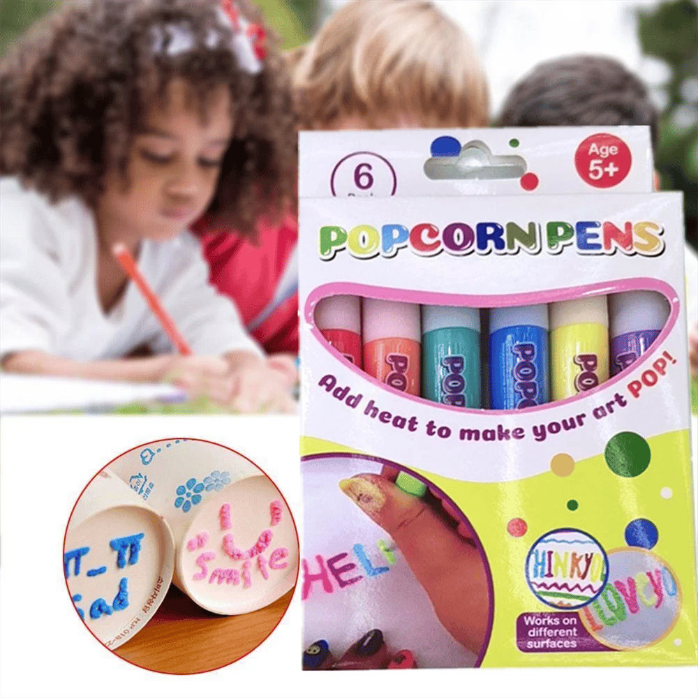 🎄Christmas Sale - Buy 2 Get 1 Free⏳DIY Bubble Popcorn Drawing Pens (Heating needed)🎁-6