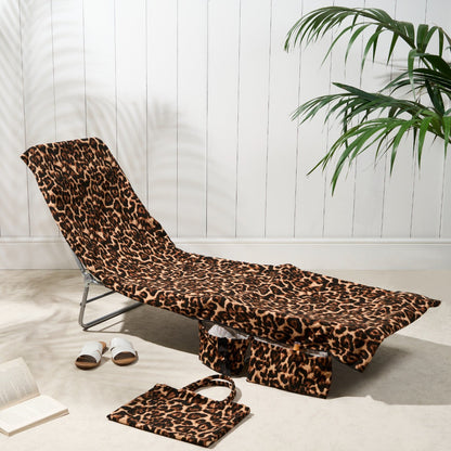 🏖️2026 New Arrivals: 50% OFF for a Limited Time!🌞Sun Lounger Towel in Bag with Pockets Storage🌊