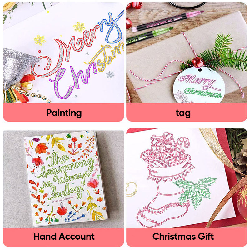 🎅Christmas Gift idea 49%OFF -🎁Coloring Lightstick Graffiti Highlighter Pens-27