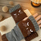🔥Winter Hot Sale 49% off😻Cat Knitted Embroidery Fingerless Gloves - Cosy, Stylish, Casual Winter Wear-16