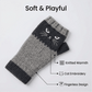 🔥Winter Hot Sale 49% off😻Cat Knitted Embroidery Fingerless Gloves - Cosy, Stylish, Casual Winter Wear-8
