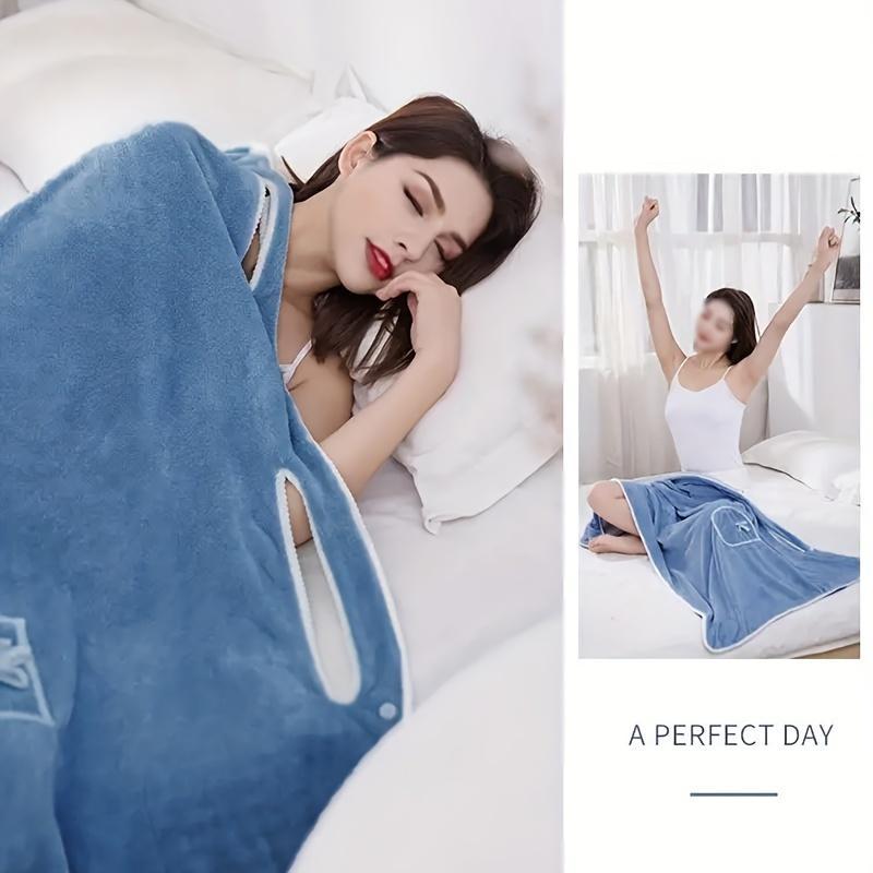 💥Christmas Sale 70% Off🔥🏆 50K+ SOLD! ✨ Plus Size Women's Wearable Shower Skirt-9