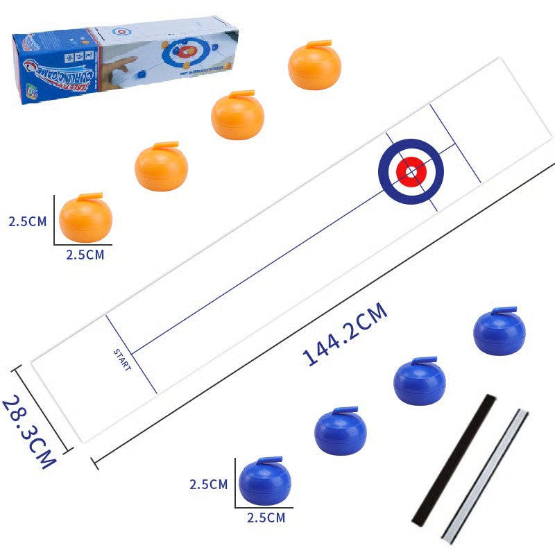 🥌Last Day Sale 50% OFF!!💗2025 New Tabletop Family Curling Game☄️☄️ Fun, Engaging, and Perfect for All Ages!-2