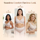 🎅Christmas Sale 50% Off💕 Jelly Wireless Womens Comfortable Wireless Bras Push Up Bralettes Seamless Tshirts Bras Deep V Everyday Bras-2