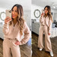 💝Black Friday Sale 50% OFF!!⚡🎀Women's 2 Piece Casual Outfits Sweatsuit Set-12