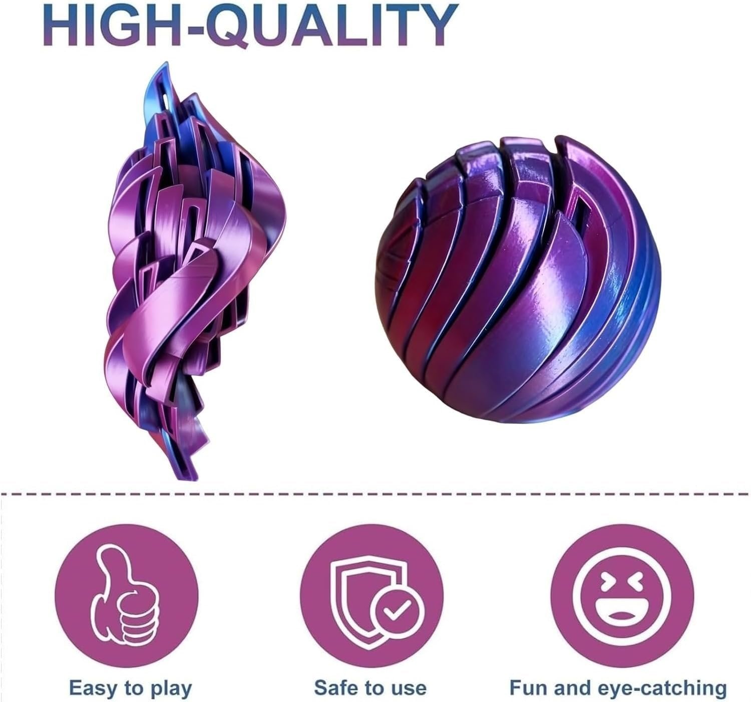 🎁Christmas Gift Sale 50% OFF🎄🎅3D Printing Slime Ball Fidget Toy🏐🎁-1