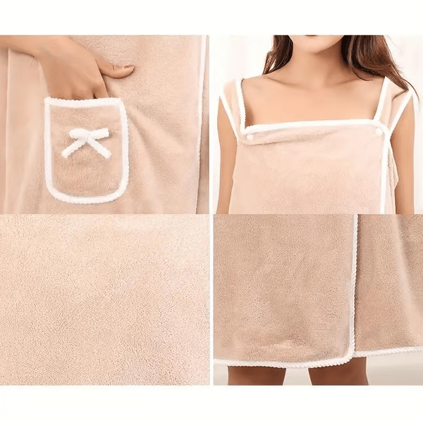 💥Christmas Sale 70% Off🔥🏆 50K+ SOLD! ✨ Plus Size Women's Wearable Shower Skirt-19