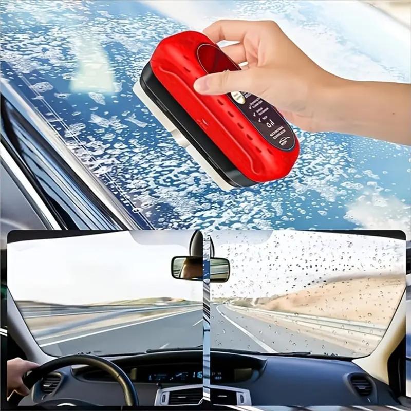 🔥LAST DAY SALE - 49% OFF🎁Car Glass Oil Film Cleaner Brush-1