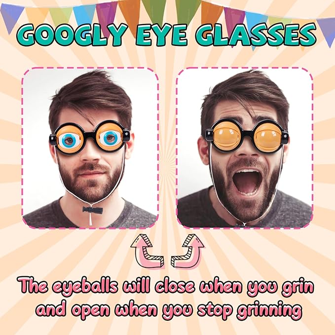 🔥CHRISTMAS SALE 50% OFF!!🏆Flash Sale💥Funny Glasses with Winking Eye Mechanism🥸-9