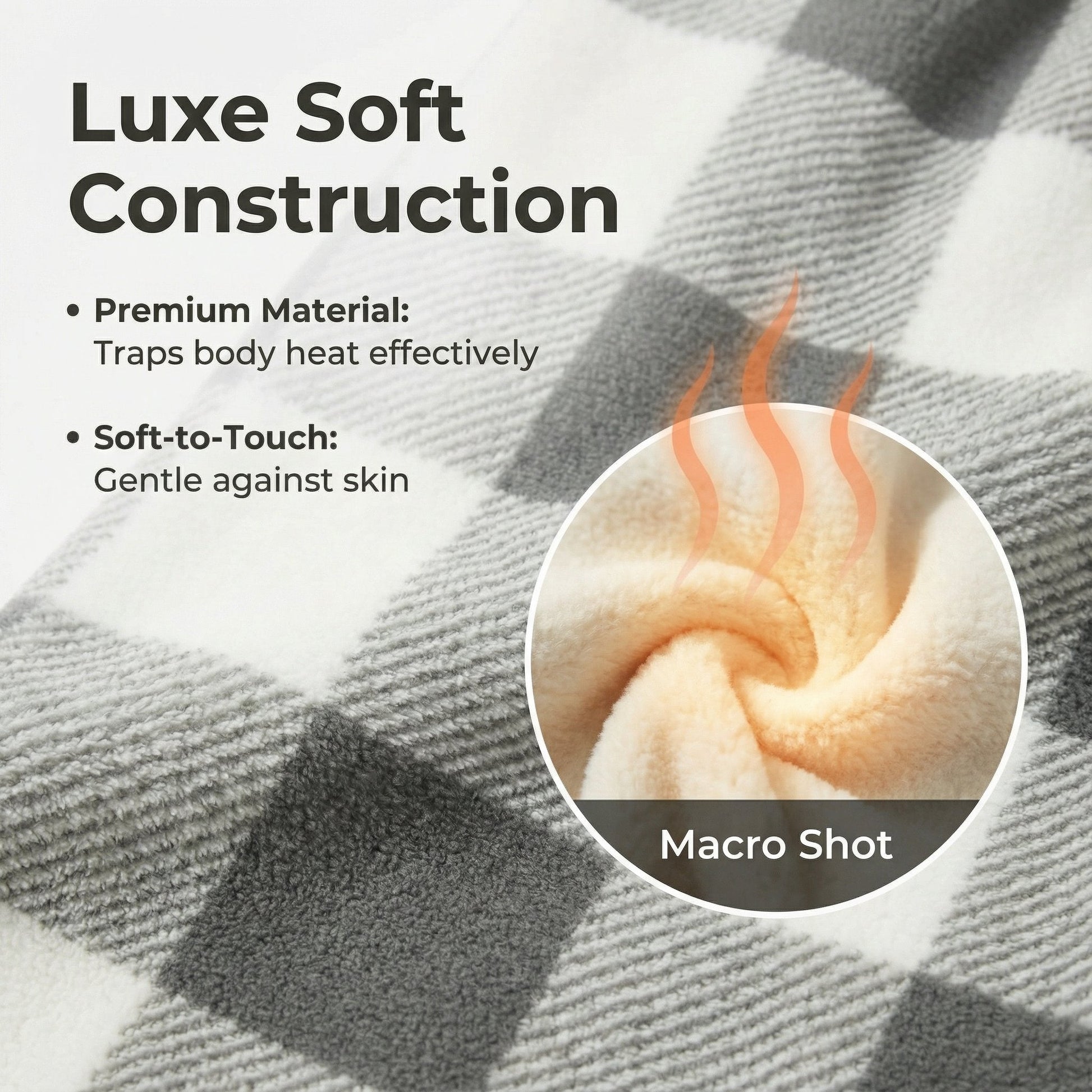 🎅LAST DAY SALE 50% OFF🔥Winter Vintage Plaid Elastic Straight Loose Thick Warm Casual Pants-3