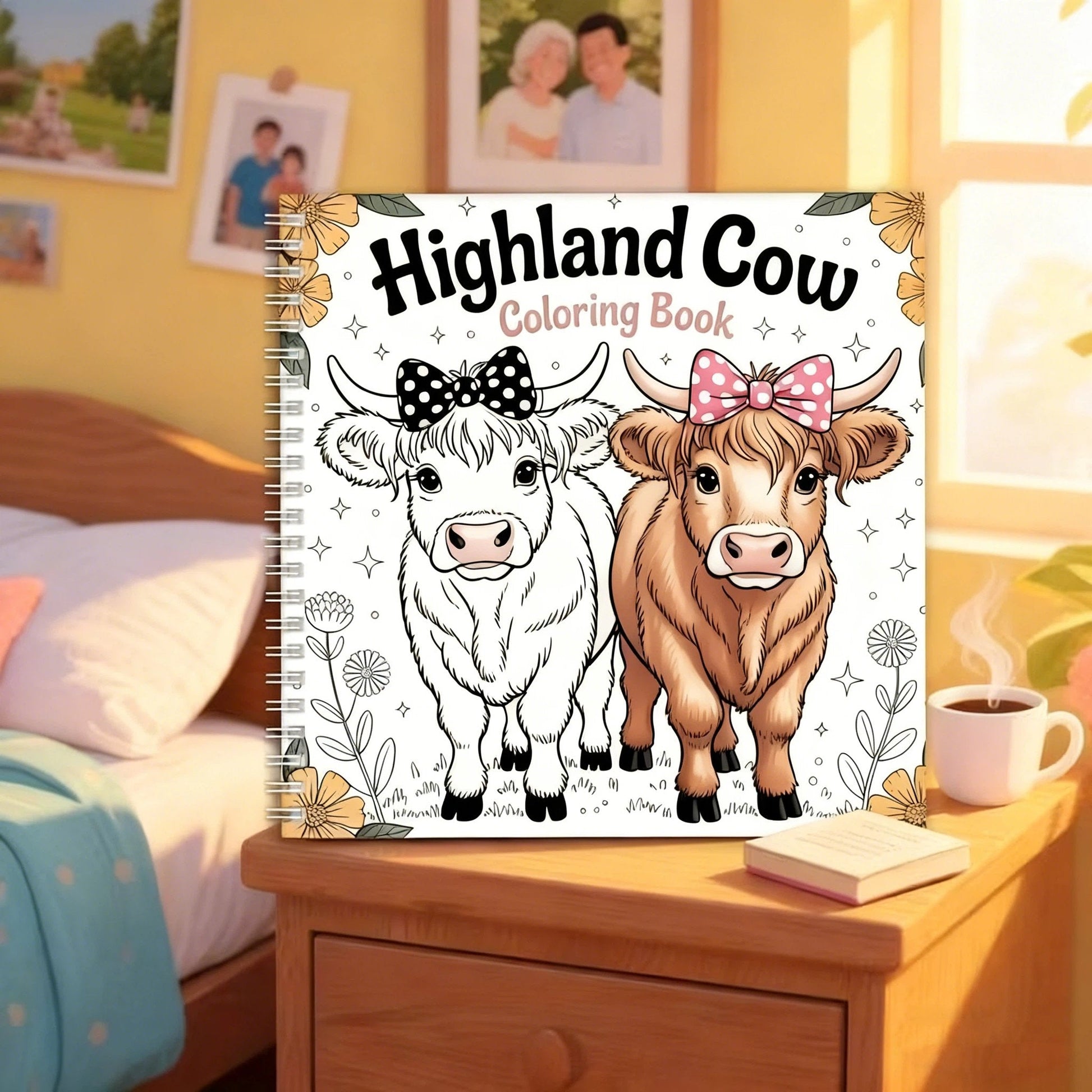 ⚡Black Friday Sales 🐮Highland Cow Coloring Book