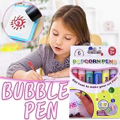 🎄Christmas Sale - Buy 2 Get 1 Free⏳DIY Bubble Popcorn Drawing Pens (Heating needed)🎁
