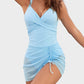 💥Last Day Special Sale 49% OFF🩱Adjustable Drawstring Mesh One-Piece Swimsuit