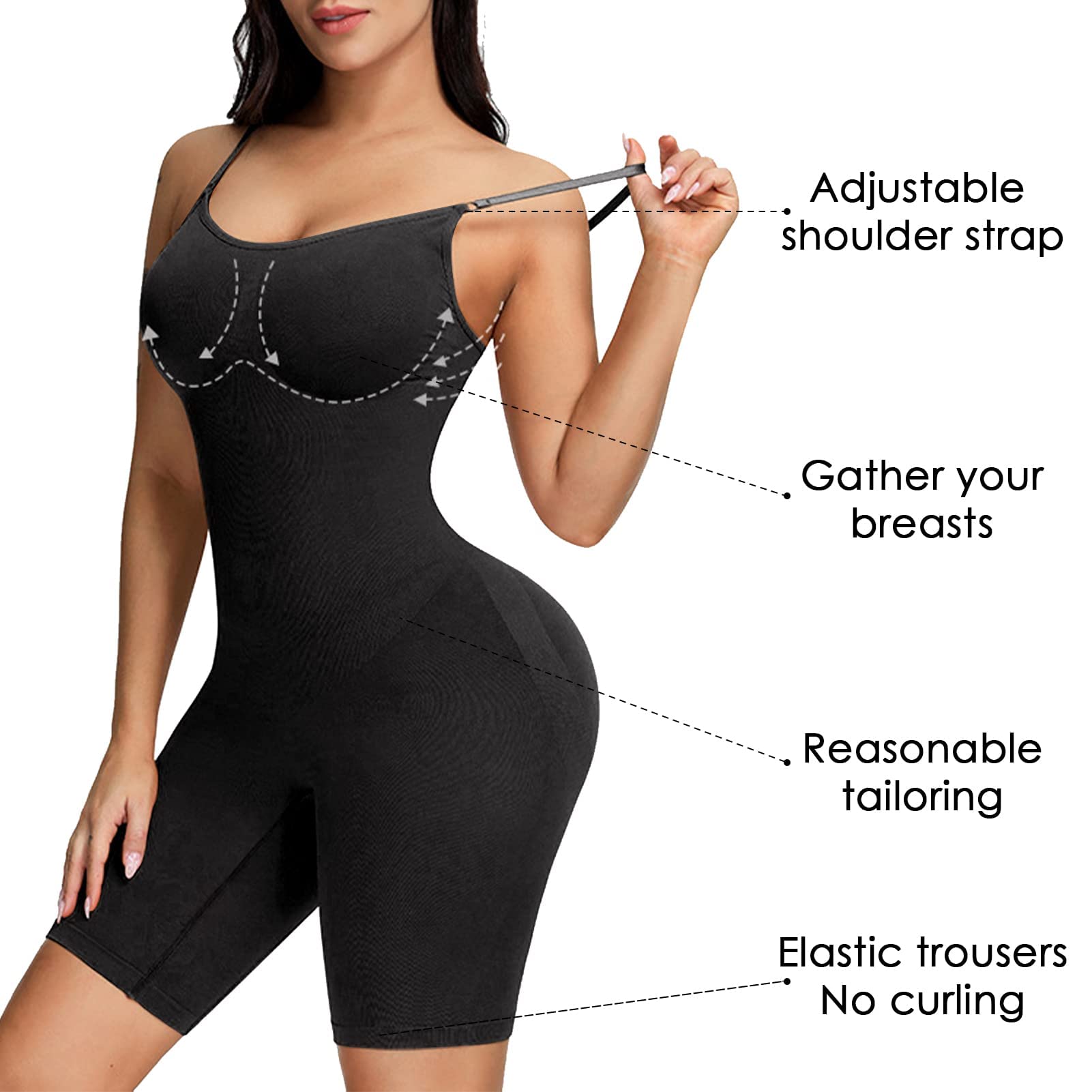 🎉 Last Day Promotion 49% OFF💞Smoothing Seamless Full Bodysuit Shaper-5