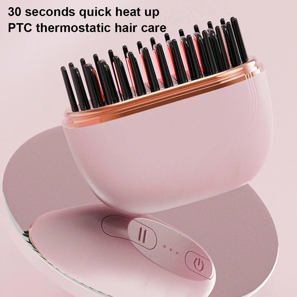 🏆Christmas Pre-sale-50% OFF🎅Mini Cordless Hair Straightener Comb-9
