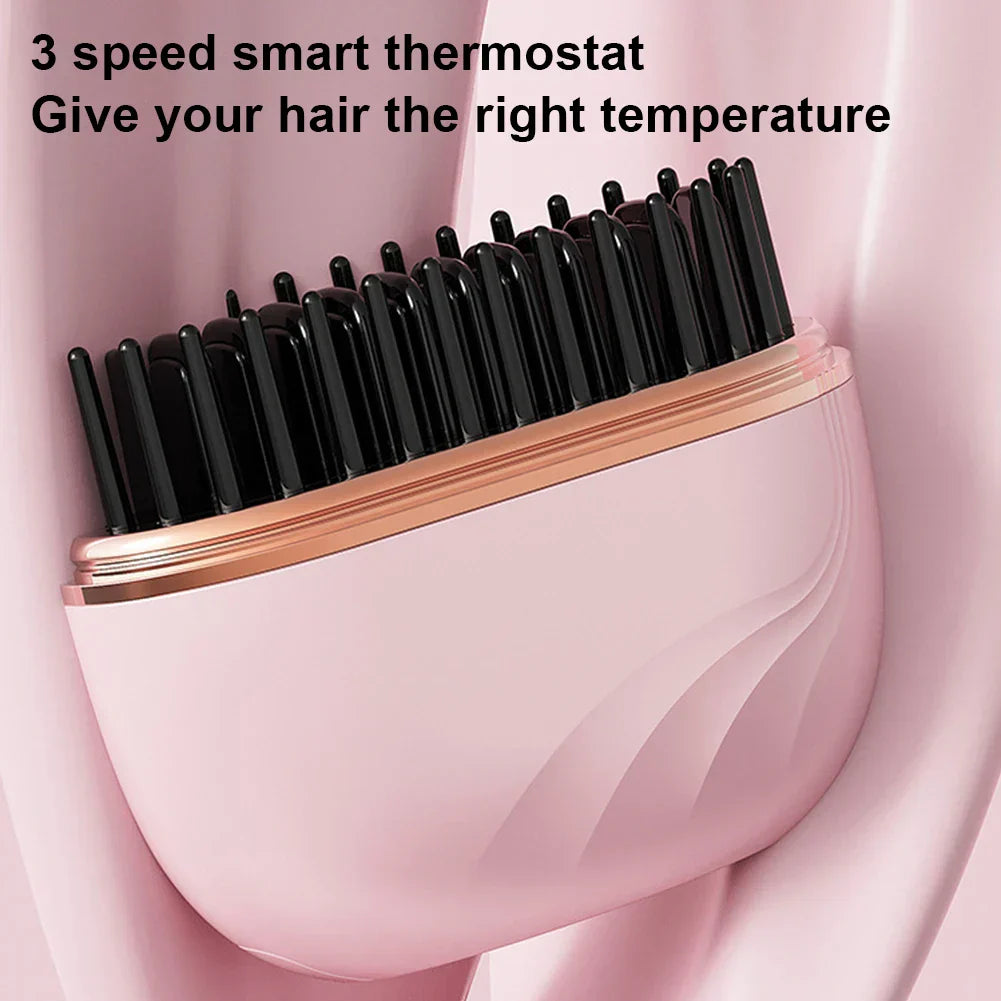 🏆Christmas Pre-sale-50% OFF🎅Mini Cordless Hair Straightener Comb-6