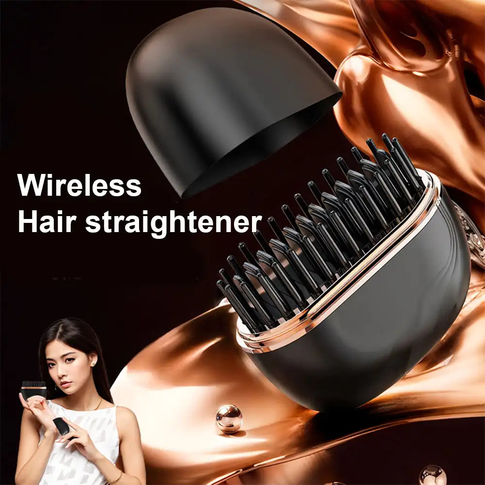 🏆Christmas Pre-sale-50% OFF🎅Mini Cordless Hair Straightener Comb-1