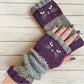 🔥Winter Hot Sale 49% off😻Cat Knitted Embroidery Fingerless Gloves - Cosy, Stylish, Casual Winter Wear-14