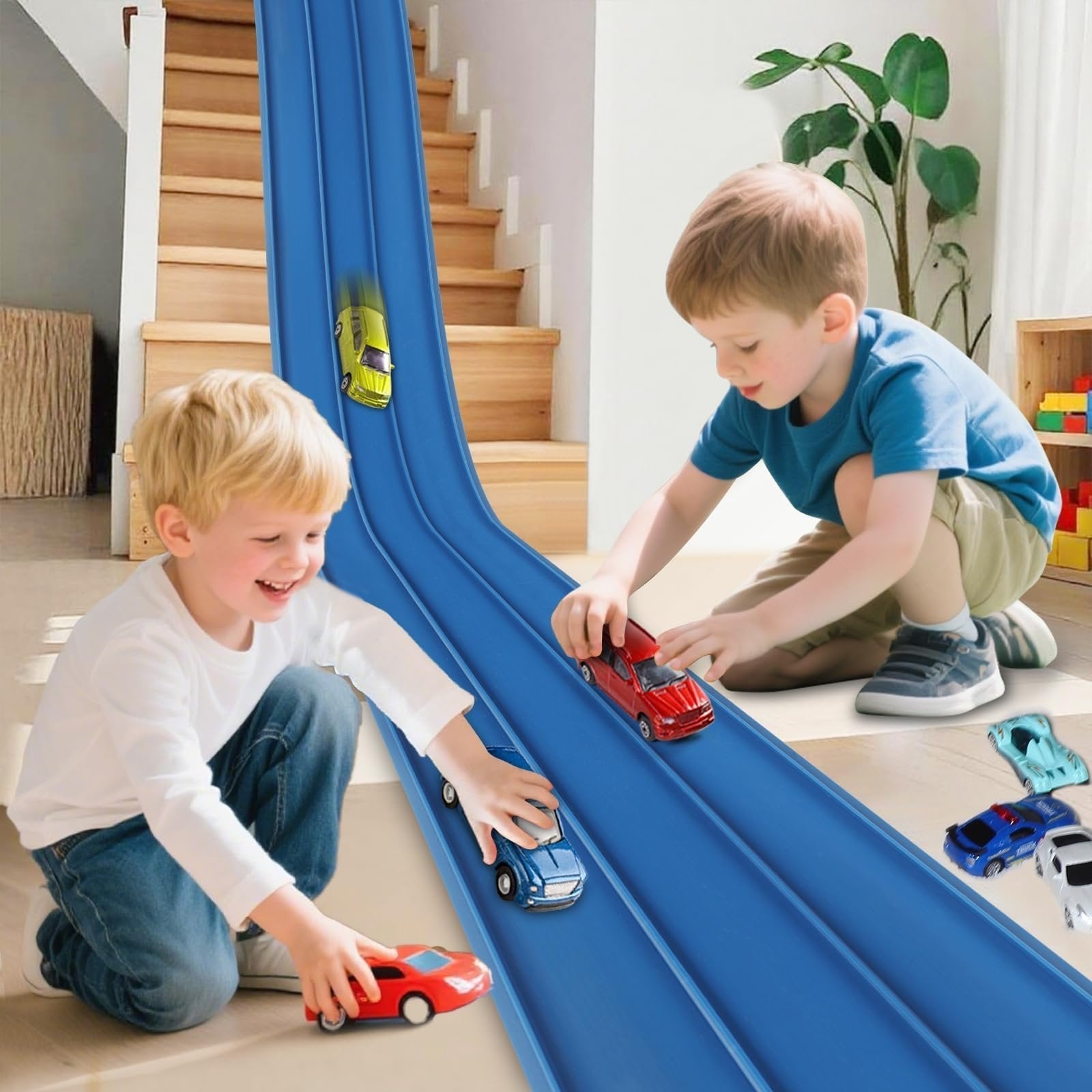 🎁Early Christmas Hot Sale 49% OFF🎅🧩 DIY Flexible Racing Track Toy 🚗📦-8