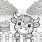 ⚡Black Friday Sales 🐮Highland Cow Coloring Book-2