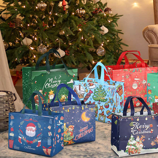 💥Christmas Sale 70% Off🔥Halloween & Christmas Non-Woven Candy Tote Bag