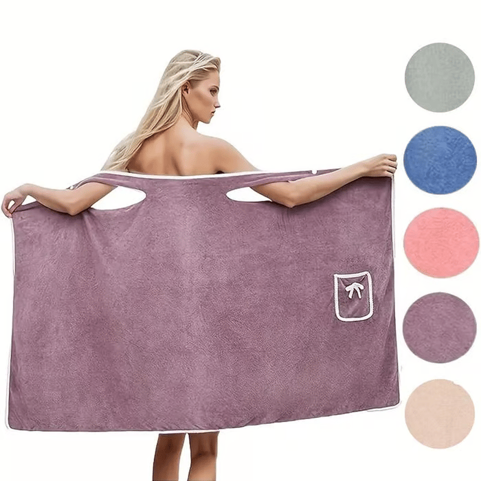 💥Christmas Sale 70% Off🔥🏆 50K+ SOLD! ✨ Plus Size Women's Wearable Shower Skirt-1