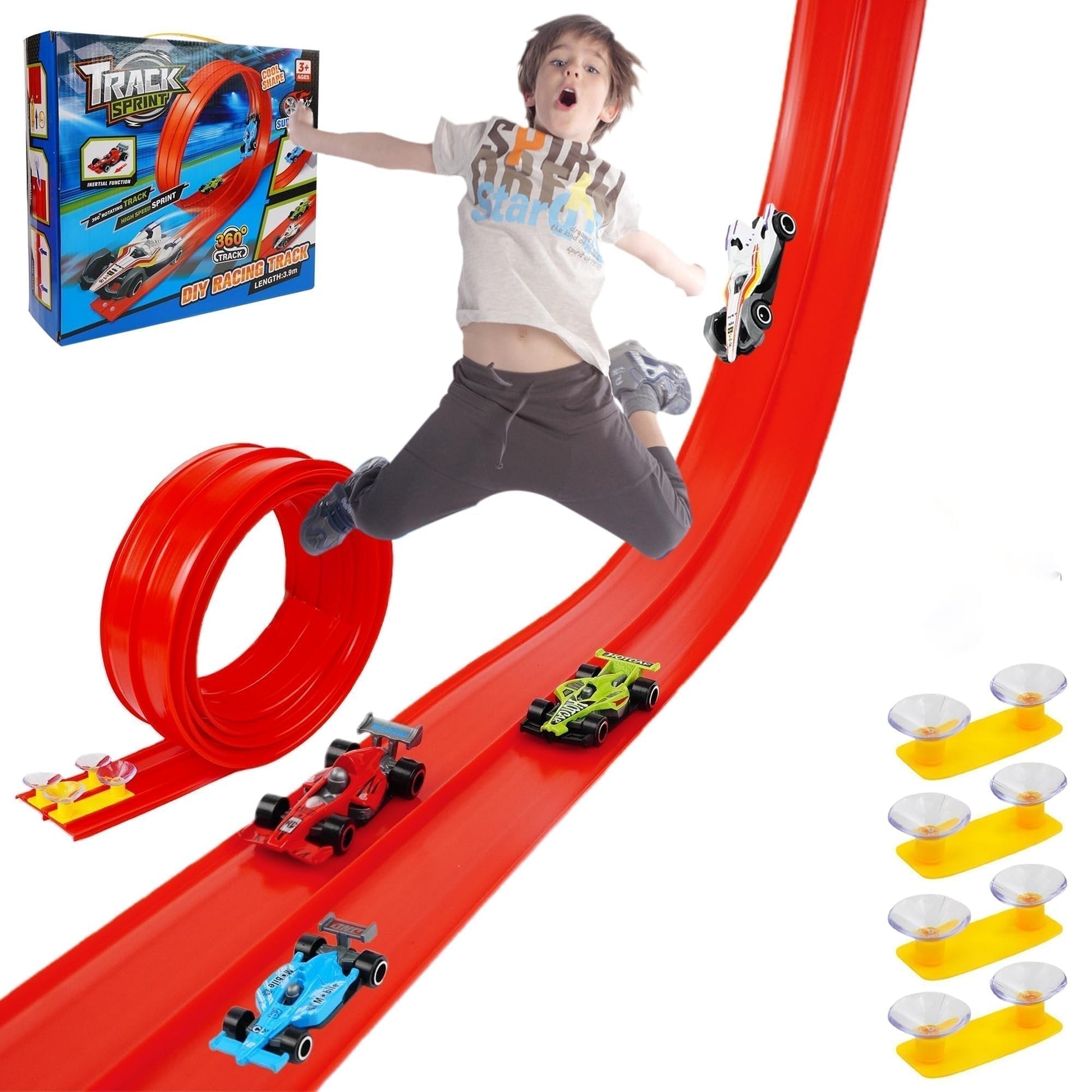 🎁Early Christmas Hot Sale 49% OFF🎅🧩 DIY Flexible Racing Track Toy 🚗📦-1