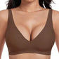 ⏳LAST DAY SALE ONL￡10.99!💕VRCOMFY Women’s Wireless Bralette – Seamless, Deep V Comfort Bra for Everyday Wear 🌿 | Light Support • Breathable • No Wire, No Dig ☀️🇬🇧