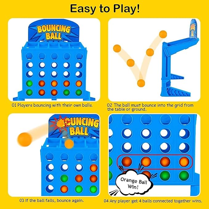 🔥LAST DAY SALE - 49% OFF🎁Mini Bouncing Ball Game | Reflex & Speed Battle-7