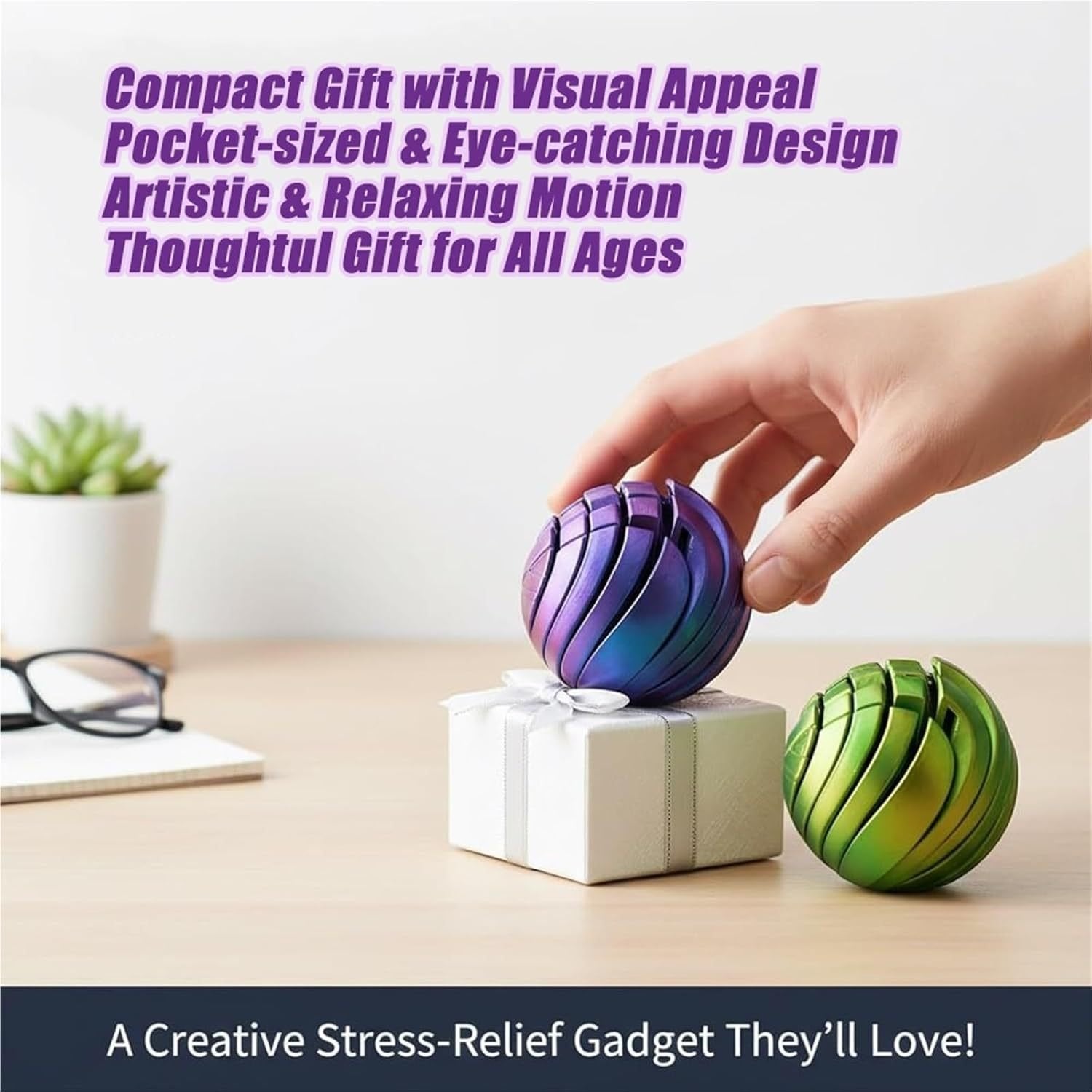 🎁Christmas Gift Sale 50% OFF🎄🎅3D Printing Slime Ball Fidget Toy🏐🎁-6