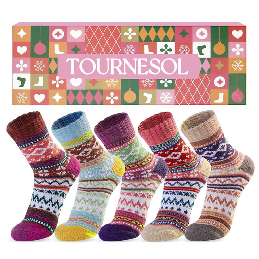 ⏳LAST DAY SALE 70% OFF!!🔥Women's Vintage Thick Knit Crew Socks🧦