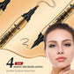 2-in-1 Waterproof Magic 4-fork Eyebrow Pen & Eyeliner-5