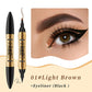 2-in-1 Waterproof Magic 4-fork Eyebrow Pen & Eyeliner-13
