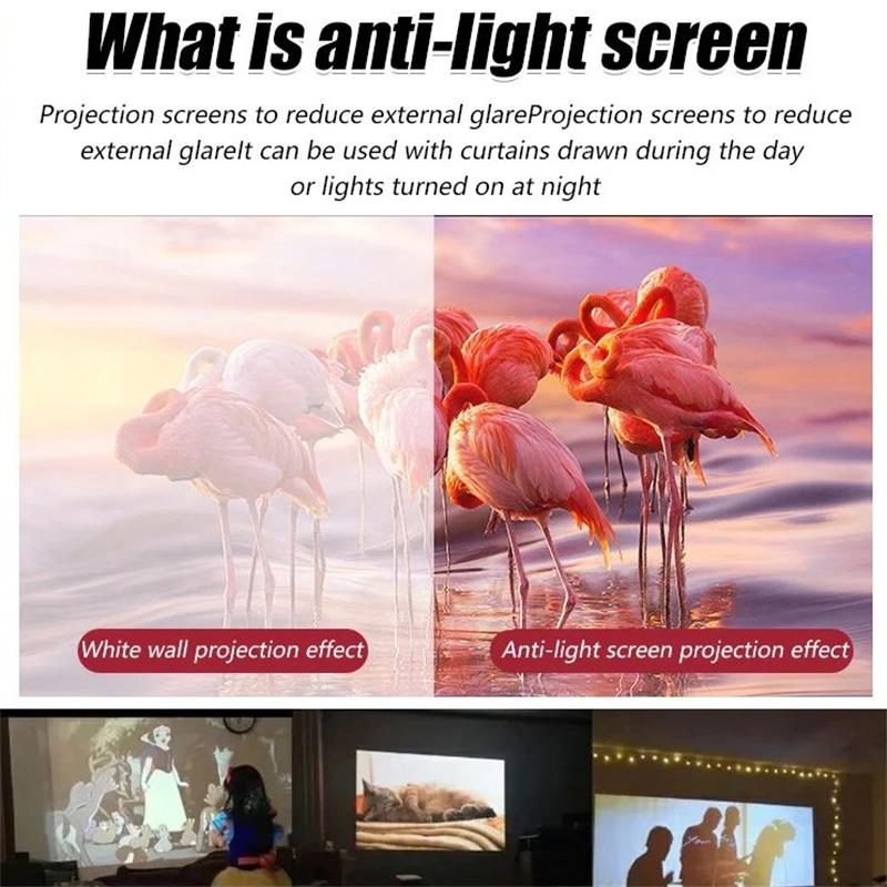 📺 50% OFF NOW! ✨ High Definition Projection Screen - 120-inch Diagonal with Matte White Surface for Crystal Clear Home Cinema Experience 🎬🌟-2