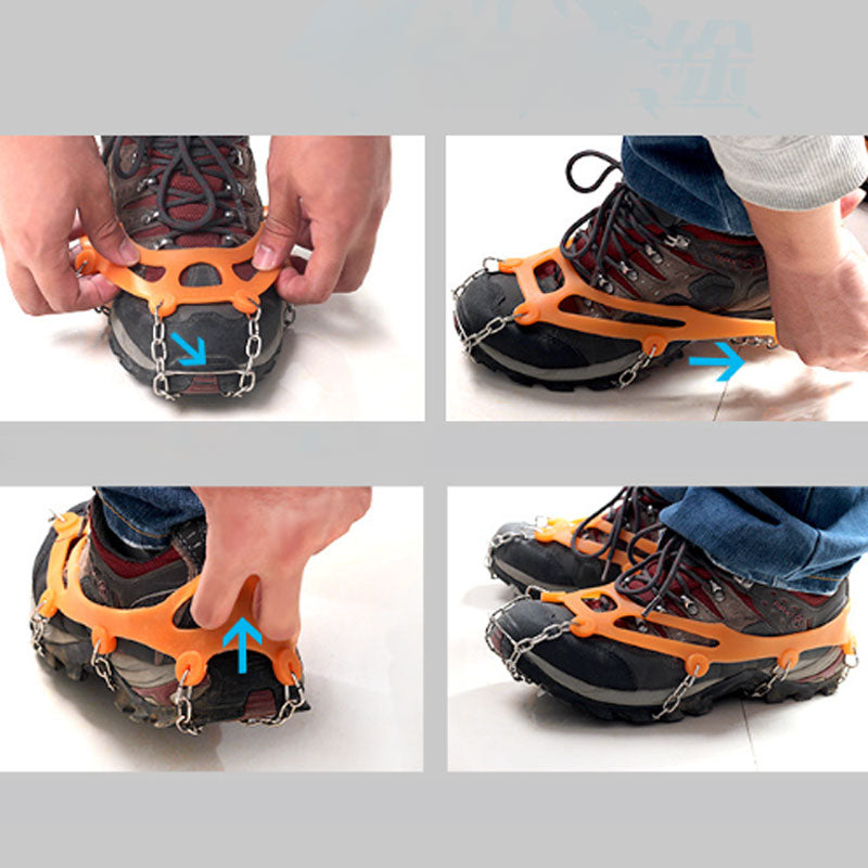 ❄️Hot Sale 48% OFF🔥Outdoor Anti-Slip Crampons for Hiking Boots & Shoes❄️-4