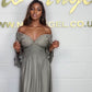 🎉Spring Specials Sale 50% OFF💃Women's Satin Ruffle High Waist Maxi Dress