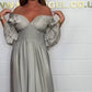 🎉Spring Specials Sale 50% OFF💃Women's Satin Ruffle High Waist Maxi Dress
