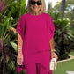 💝Summer Fashion Chiffon Ladies Plus Size Two Piece Set