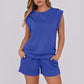 🎉 Last Day Promotion-49% OFF🔥2026 New Women's Cap Sleeve Crewneck Top & Drawstring Shorts 2-Piece Set