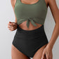 🔥🌟Last Day Promotion 60%🩱Women's Ruched Tie-Knot Tummy Control One-Piece Swimsuit
