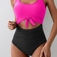 🔥🌟Last Day Promotion 60%🩱Women's Ruched Tie-Knot Tummy Control One-Piece Swimsuit