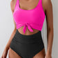 🔥🌟Last Day Promotion 60%🩱Women's Ruched Tie-Knot Tummy Control One-Piece Swimsuit