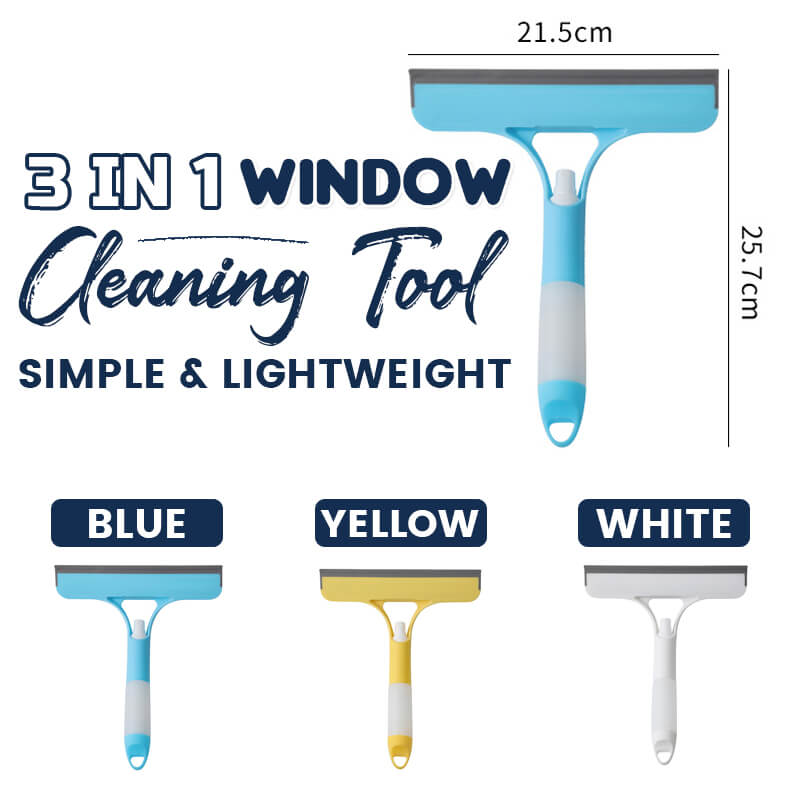 🎁LAST DAY SALE 49% OFF✨🚗🧼3 in 1 Window Cleaning Tool 1-8
