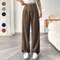 🏆 Last Day Special Price £18.99!!!💝New Style✨Women's High Waisted Straight Leg Work Trousers , Smart & Casual Look for Office and Beyond