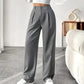 🏆 Last Day Special Price £18.99!!!💝New Style✨Women's High Waisted Straight Leg Work Trousers , Smart & Casual Look for Office and Beyond