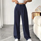 🏆 Last Day Special Price £18.99!!!💝New Style✨Women's High Waisted Straight Leg Work Trousers , Smart & Casual Look for Office and Beyond