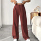 🏆 Last Day Special Price £18.99!!!💝New Style✨Women's High Waisted Straight Leg Work Trousers , Smart & Casual Look for Office and Beyond