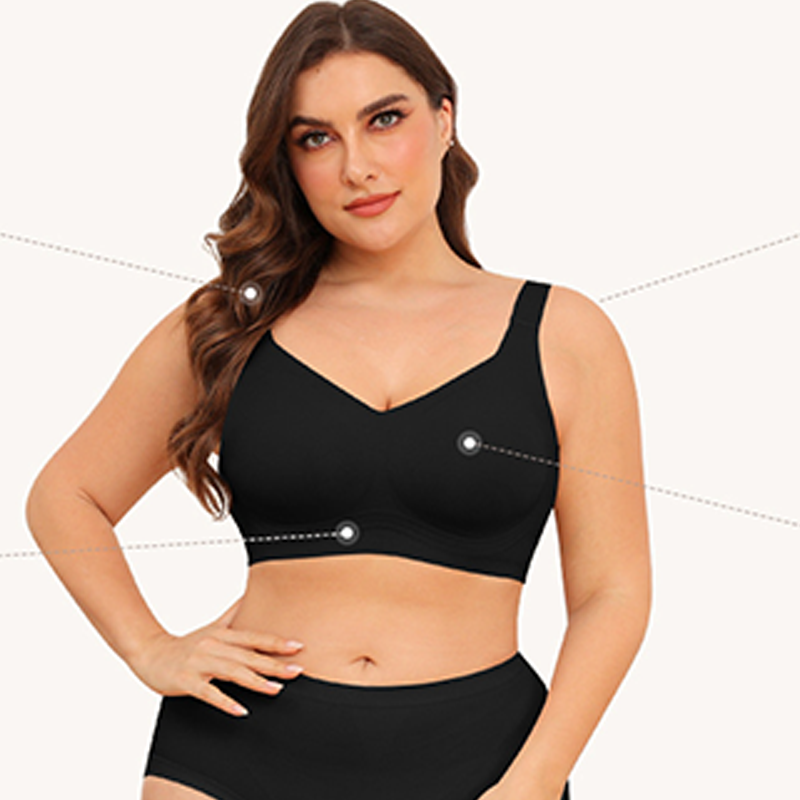 🎁Christmas 50% OFF✨🔥 Women's Seamless Full Coverage Wireless Bra👩-2